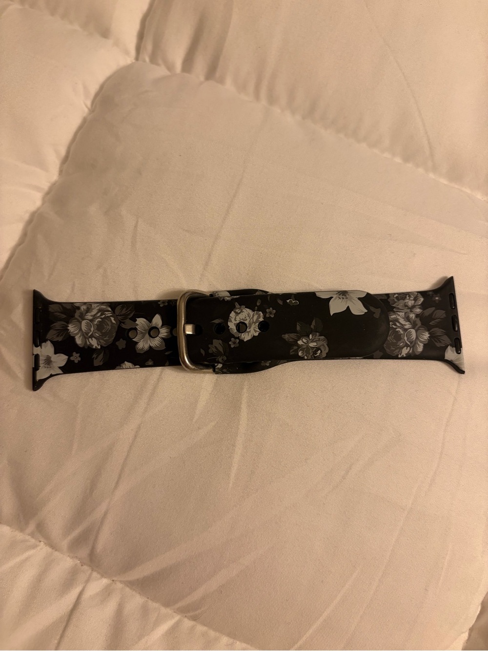 Floral Silicone 38mm Apple Watch Band